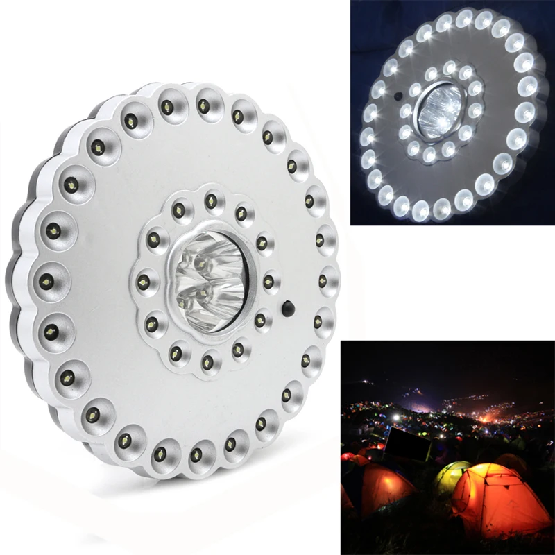 

Energy Saving Tent Camping Lantern Lamp Torch Flashlight 3 Mode 41 LED Light UFO Portable