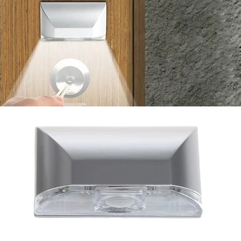 

PIR Infrared IR Wireless Auto Sensor Motion Detector Keyhole Light 4 LED Lamp