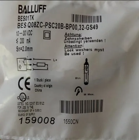 

FREE SHIPPING 100% NEW BES Q08ZC-PSC20B-BP00,32-GS49/BESQ08ZC-PSC20B-BP00,32-GS49 proximity switch sensor