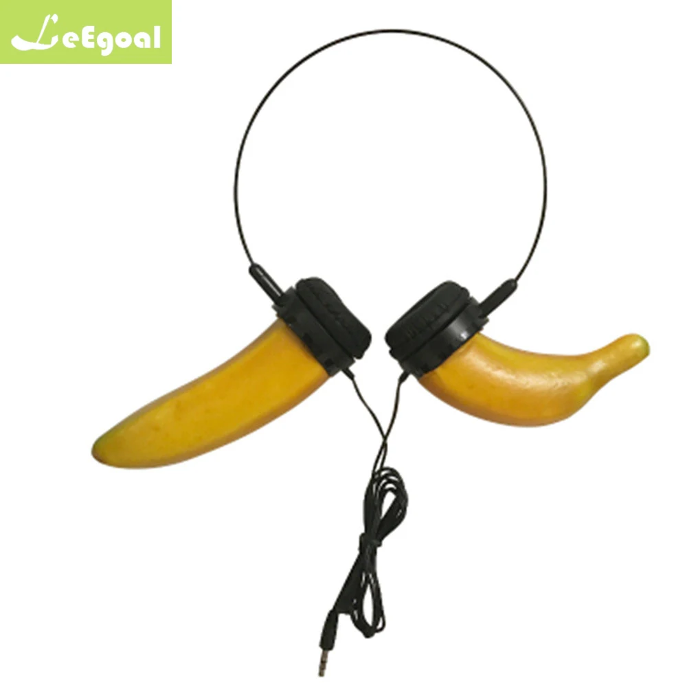 Leegoal Cartoon Shape Cute Banana Headset Carrot Headphone Earphone