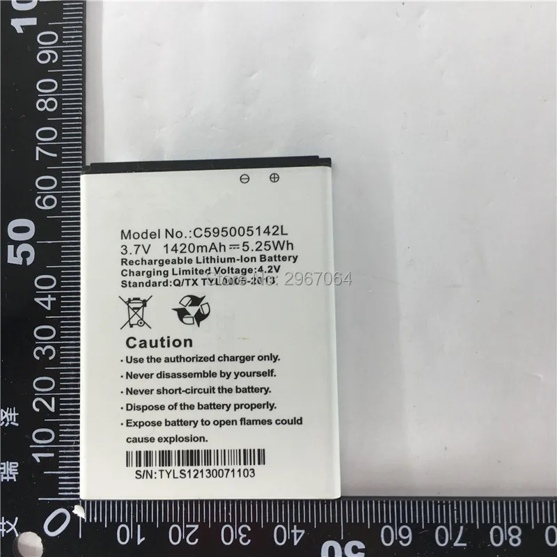 Для BLU C595005142L батарея 1420mAh мобильного телефона долгое время в режиме ожидания