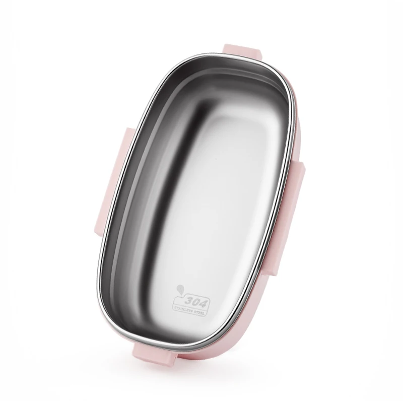 TUUTH Cute Lunch Box Stainless Steel Dinnerware Food Storage Container Children Kids School Office Portable Bento Box B2