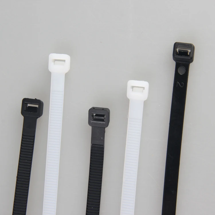 100 шт. width2.8mm4* 300 мм самоблокирующимся Белый Черный кислотостойких нейлон Провода кабель Zip Галстуки. кабель Галстуки