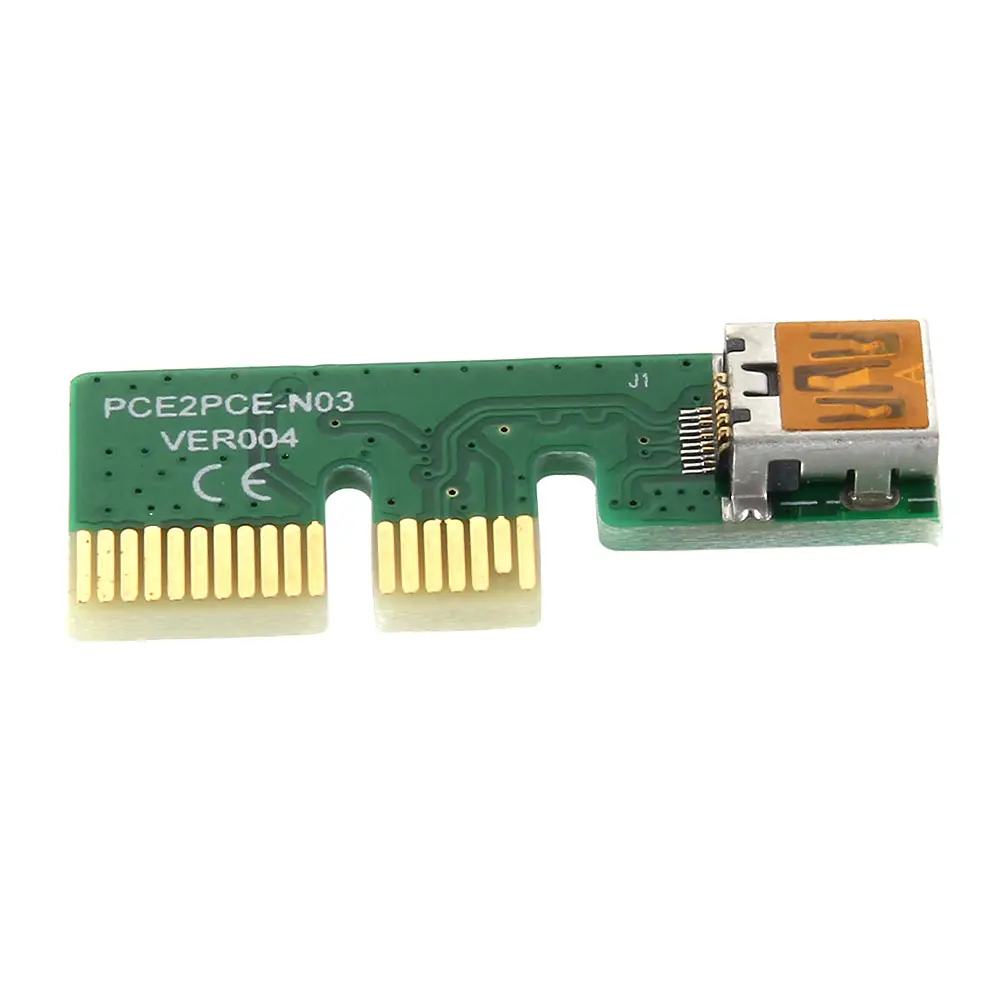 Мини PCI E Express расширение 1X переходная карта питания USB 30 см удлинитель кабеля 4 Pin