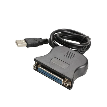 

New Hot New USB 1.1 to DB25 Female Port Print Converter Cable LPT Black