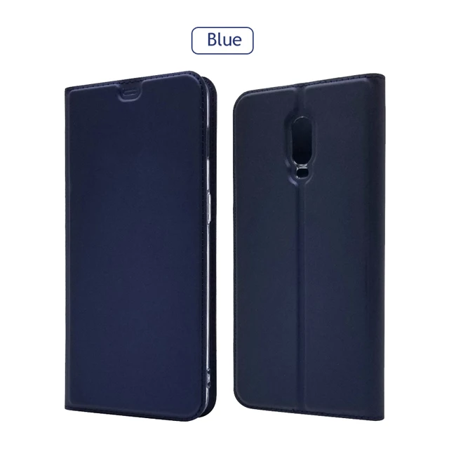 ZROTEVE чехол для Oneplus 6 T 5T Чехол Флип-Бумажник кожаный чехол для One Plus 6 6 T 5T Чехол Флип Магнитный чехол Oneplus6 T чехол s - Цвет: Blue
