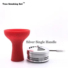 Caloud для Чичи силиконовая красная чаша наргиле курительная трубка-кальян аксессуары Cachimba алюминий Provost кальян TWAN0356