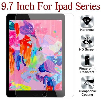 

9.7 Inch On For Apple IPad 2 3 4 5 Air 6 Air 2 Pro 2017 2018 Tablet Tempered Glass Protective Film Screen Protector Protect Glas