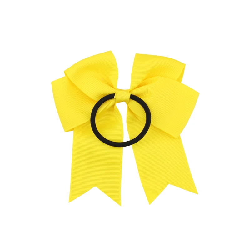 20 pcs Baby Elastic Hair Bands For Girls Handmade Ribbon grosgrain Bows Headwear For Children Hair Holder Hair Accessories (2)