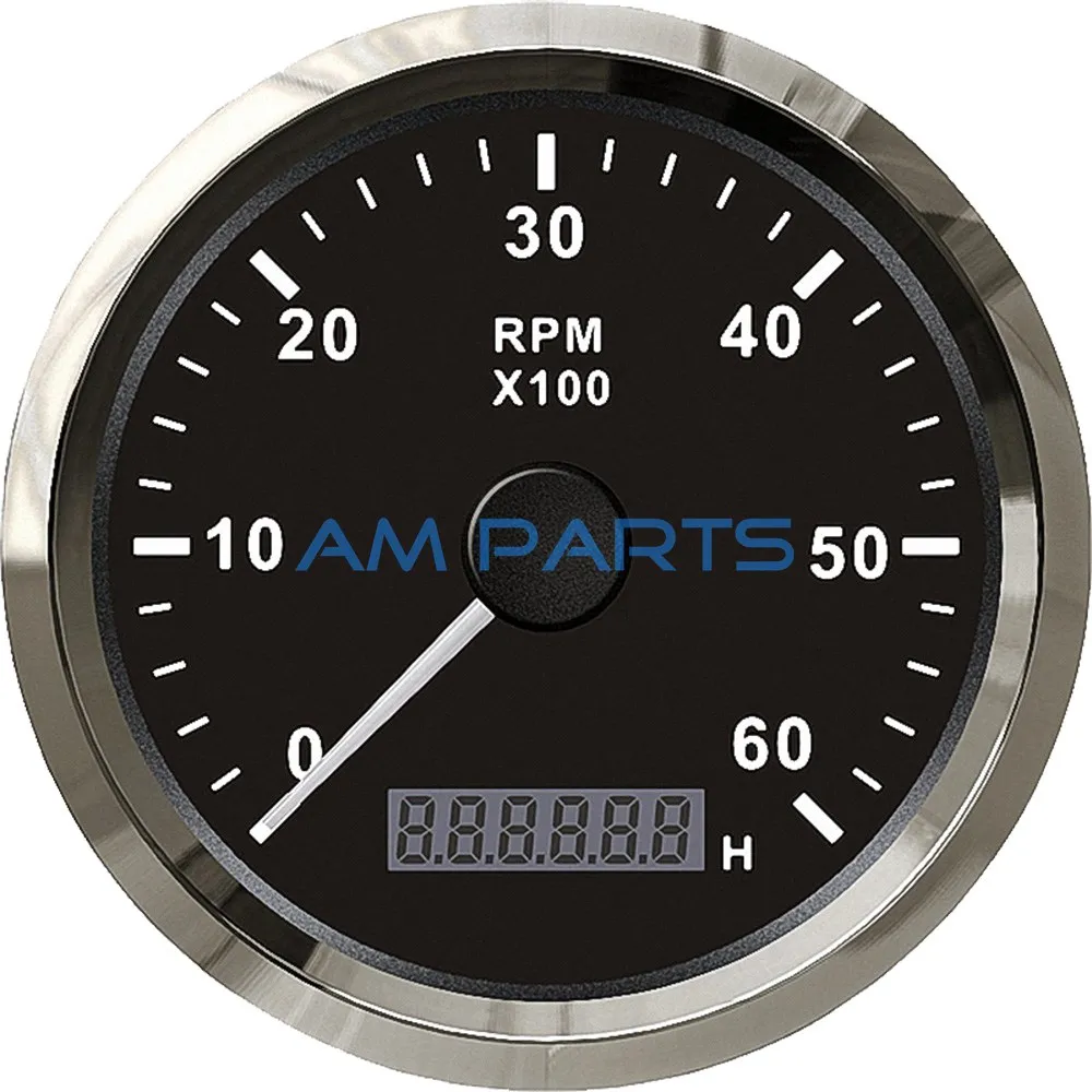 Buy KUS Marine Tachometer Gauge With LED Hourmeter