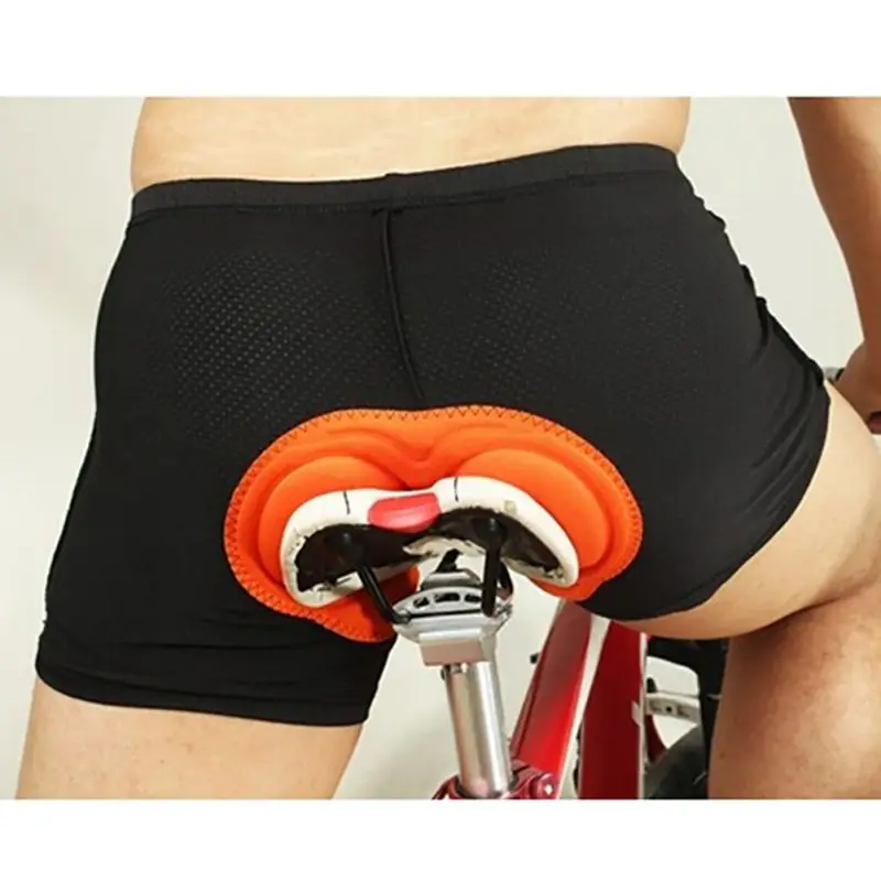 

3D Unisex Black Bicycle Cycling Pants Solid Cosplay Comfortable Underwear Sponge Gel Padded Bike Short Pants Cycling Shorts