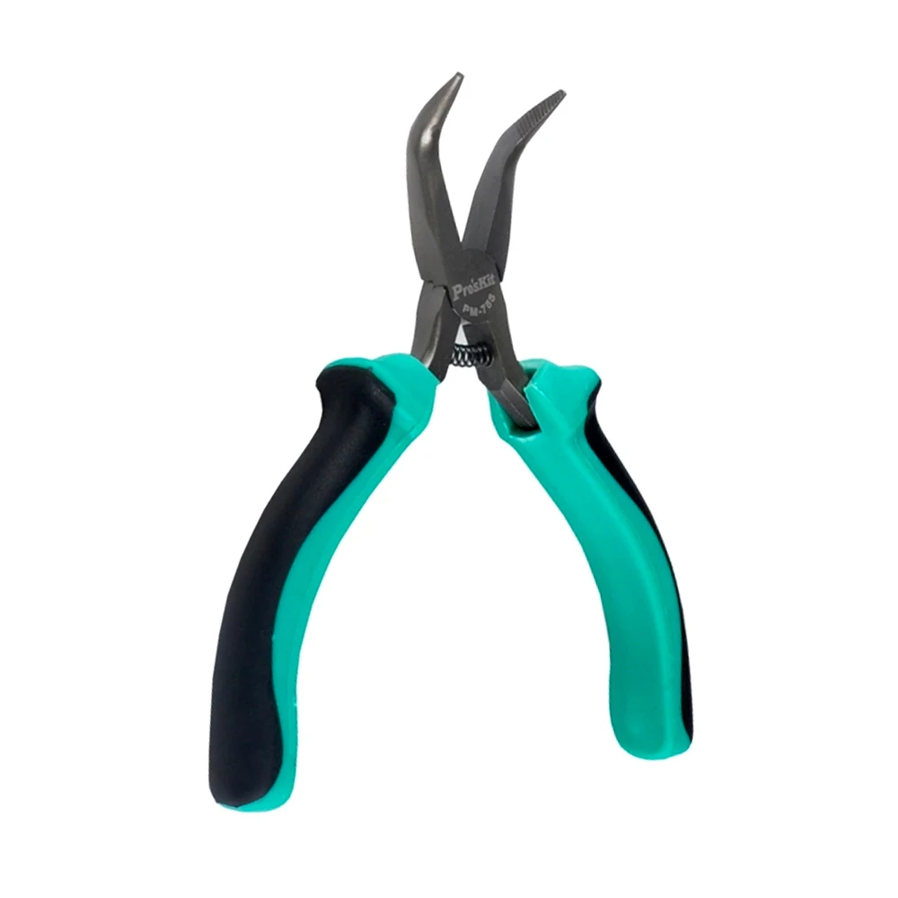 Pro'sKit новые стильные 5 &quotмаленькие плоскогубцы для носа с изогнутыми иглами
