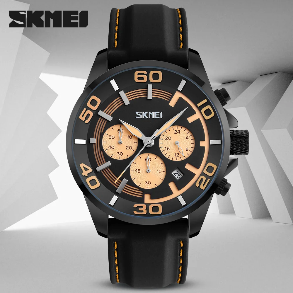 

zk20 Men Quartz Wristwatches Waterproof Clocks Silicone Strap Fashion Calendar Stop Watch Dress Watches Relogio Masculino 9154
