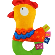 Мультяшные кукольные куклы, мягкие плюшевые детские тканевые кольца, погремушка, колокольчик, игрушка, подарок на день рождения для младенцев, 1 шт. в партии