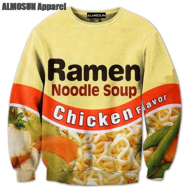 Stå op i stedet sofistikeret Badekar Chicken Ramen Noodle 3d All Over Printed Crewneck Pullover Sweatshirts  Hipster Casual Street Wear Hip Hop Women Men Clothing - Hoodies &  Sweatshirts - AliExpress