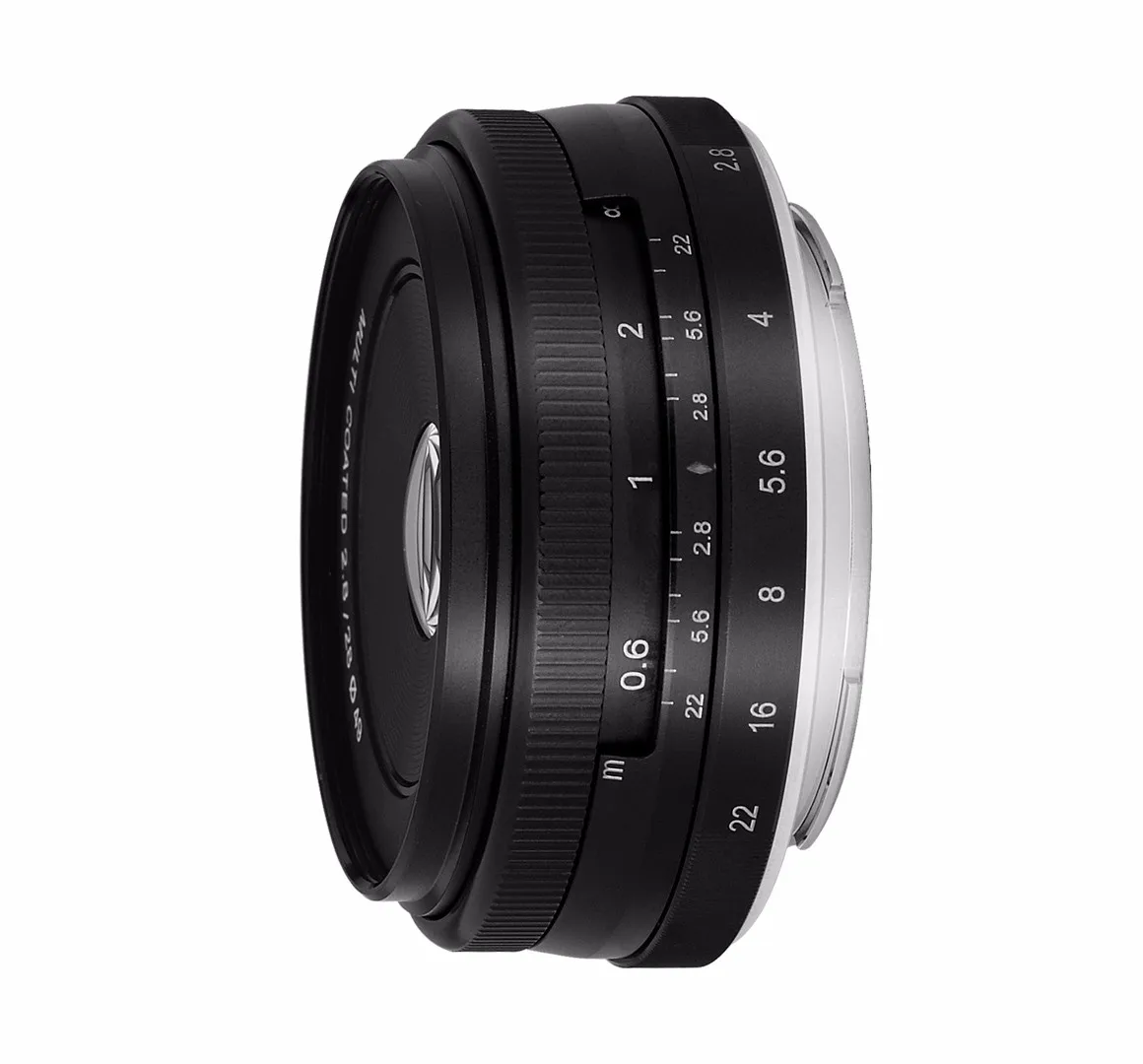 Meike MK-M4/3-28mm-f/2,8 28 мм f2.8 объектив с фиксированным ручным фокусом для беззеркальной камеры M4/3