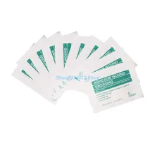 OOTDTY медицинская повязка новинка 10 шт. 10x10 см Нетканый медицинский клей, бандаж, повязка на рану, большой диапазон