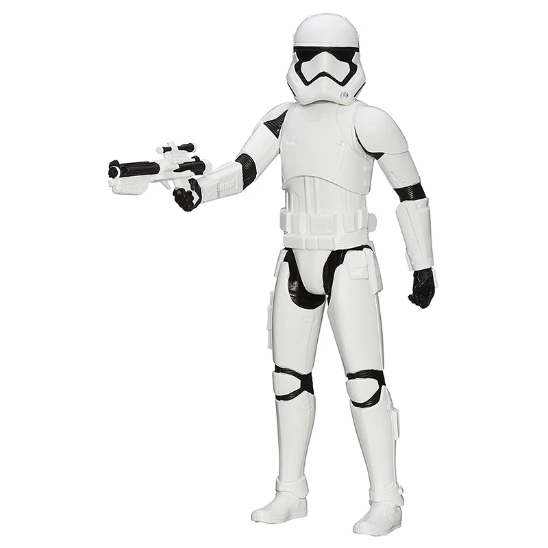 Koop 30 cm Star Wars Flametrooper Chewbacca Stormtrooper Darth vader Kylo Ren Finn Action Figure Gift Speelgoed Voor Kinderen Collectie Pop