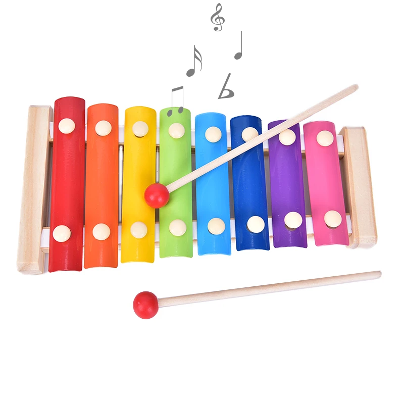 木製楽器子供の教育木製木琴おもちゃの手ノックピアノ子供のため新加入|おもちゃの楽器| - AliExpress