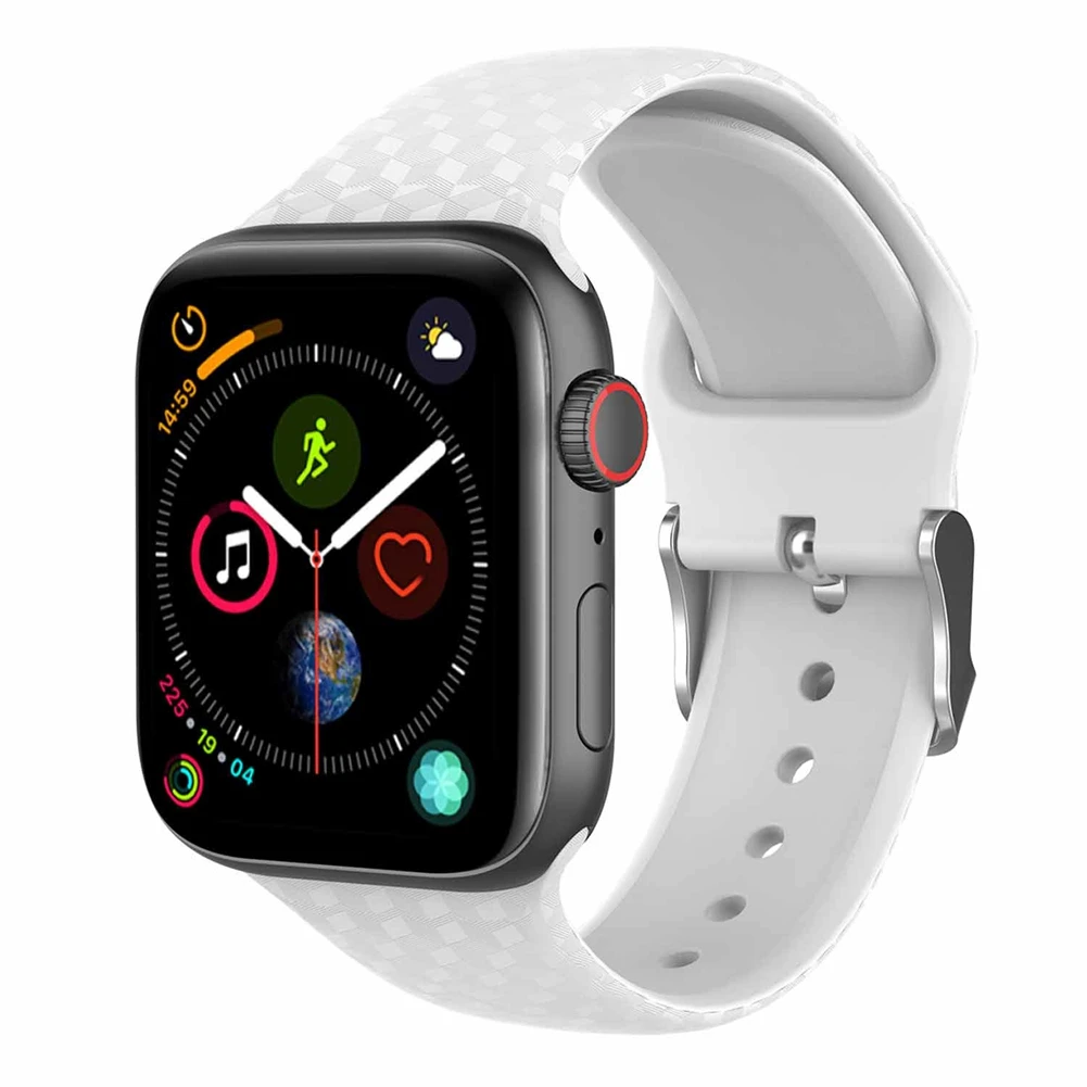 Ремешок для Apple Watch 42 мм/38 мм 4correa Iwatch 4 3 2 1 спортивный силиконовый браслет Pulseira Apple Watch 4 аксессуары
