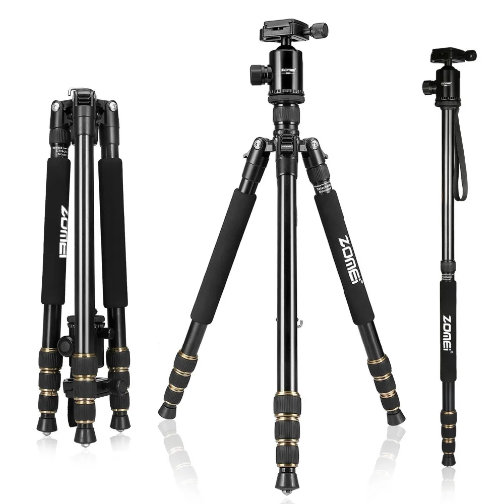 

ZOMEI Z688 Magnesium Alloy Tripod with Ball Head for SLR Camera Includes Carrying Case. Applicable For Canon, Nikon, Sony