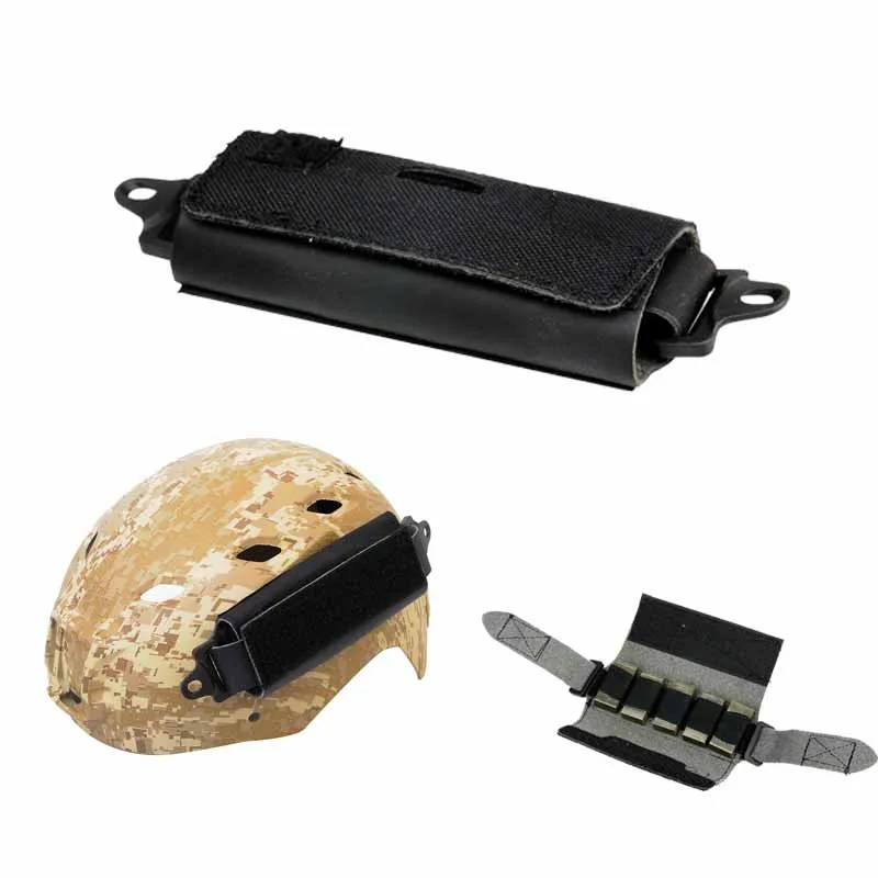 

Tactical Ops-Core Style Helmet Fast Rear Counterweight Bag Outdoor Military CS Airsoft Combat Helmet Accessory Balance Pouch