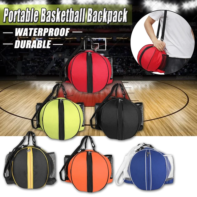 Us 7 75 45 Off Portable Basketball Backpack Water Bottle Ball Pack Soccer Sports Bags Kids Football Kits Waterproof Volleyball Bag In Gym