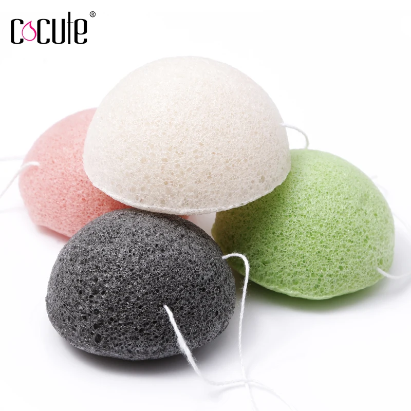 Губка Cocute Konjac 100% натуральная губка для ухода за кожей лица|sponge beauty|konjac spongenatural konjac