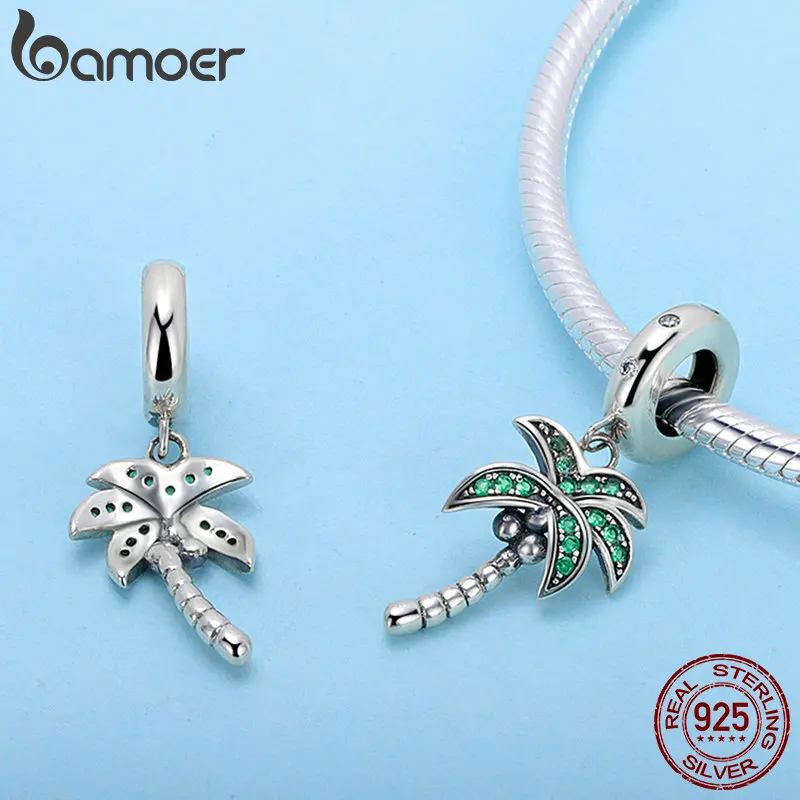 The Kiss Strong Cactus Glittering Green CZ 925 Sterling Silver Bead For European Charm Bracelet
