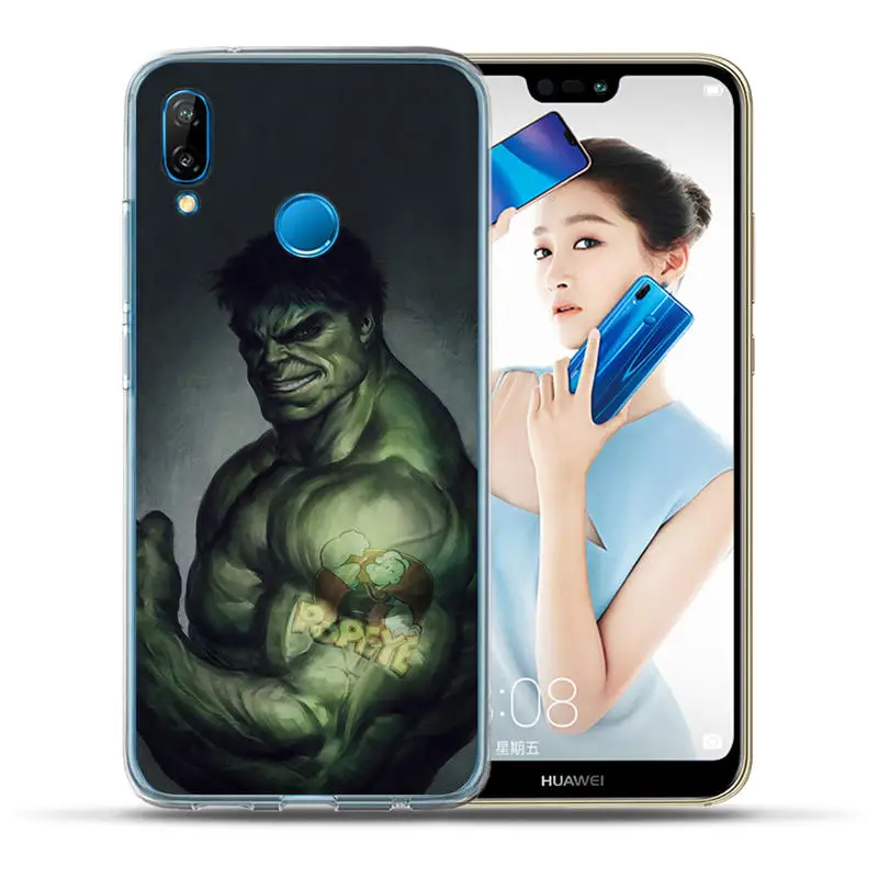 Роскошный чехол Marvel с героями Мстителей для huawei P20 P10 P9 P8 Lite mate 10 9 Lite Pro Plus, чехол с узором, чехол Etui Fundas