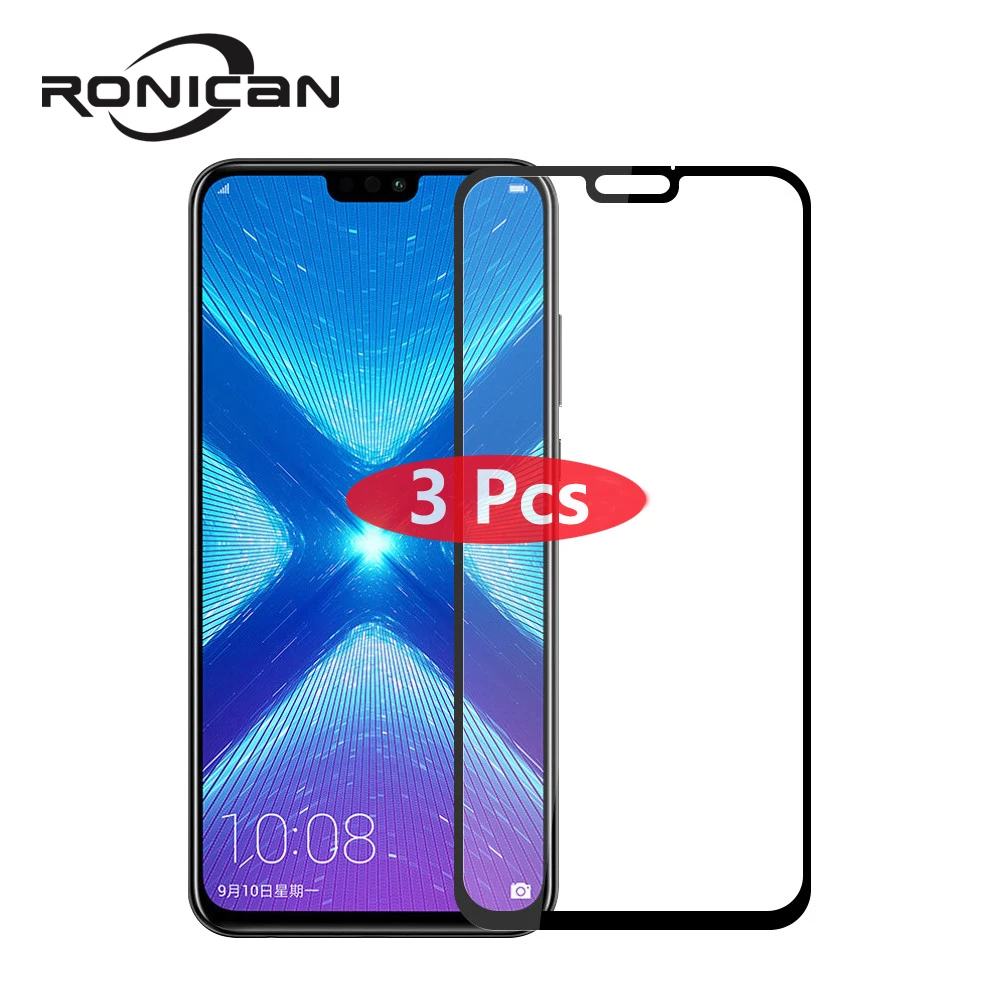 

3Pcs Huawei Honor 8X Tempered Glass Original Full Cover Screen Protector for huawei honor 8x Max Glass Tempered Protective Film