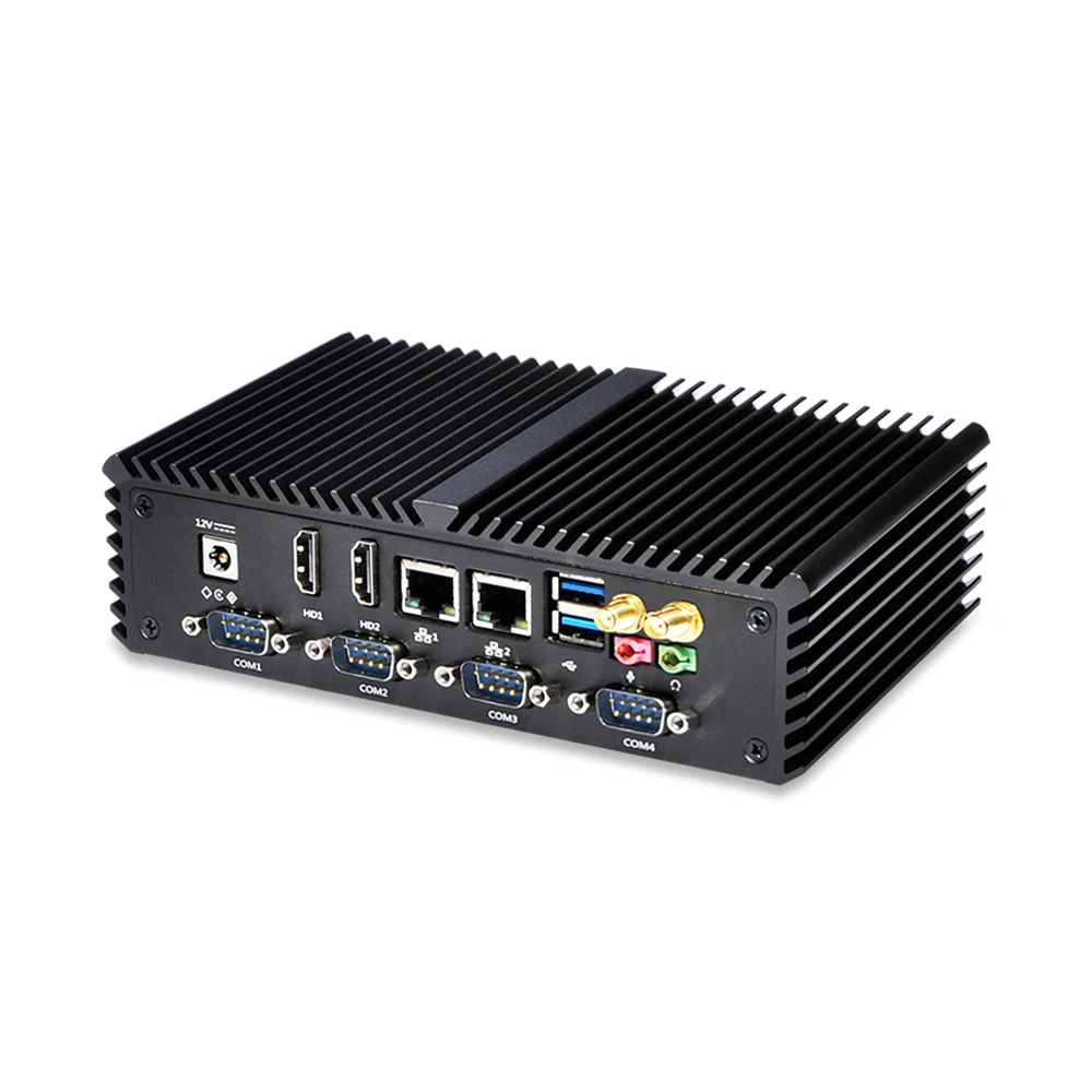 

2 Gigabit LAN Desktop Comuter 3215U 1.7G Dual core X86 Fanless 6 RS232 QOTOM-Q310P