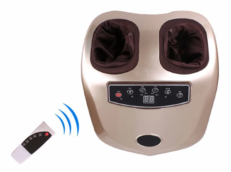 Electric Shiatsu Foot Massager Kneading Air Pressure Massage Foot Machine & Heating Therapy Health Care Feet Relaxation