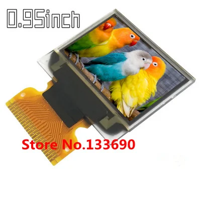 

0.95 inch 96x64 color oled screen oled panel 8-bit 6800 8080 parallel 4-wire SPI Interface full color oled display 23pin ssd1331
