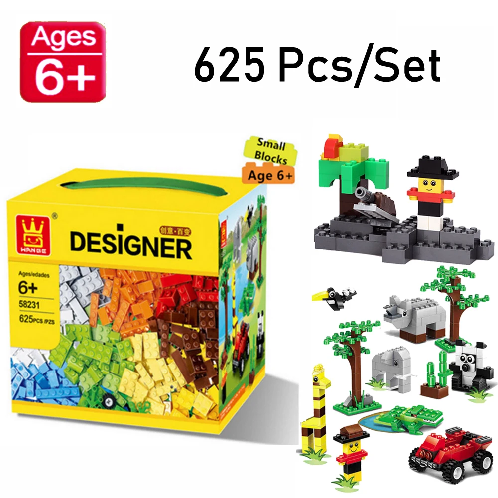 

Wange 58231 Classic Creative Set DIY Designer MOC Educational Model Building Blocks Figures Bricks Kids Toy Compatible With Lgo