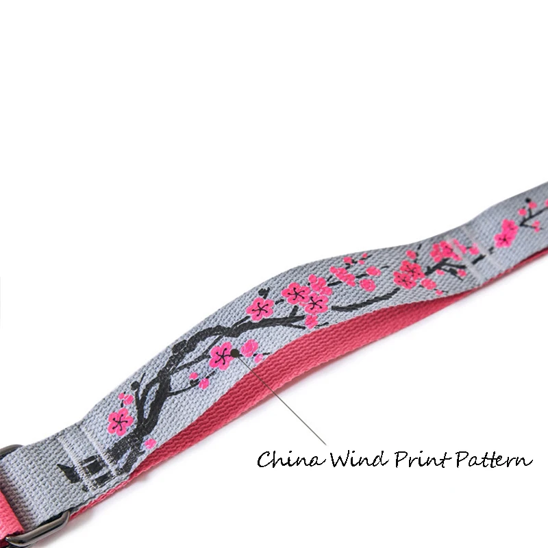 Quality Yoga Stretch Strap Chinese Style Print Color Training Waist Leg Yoga Extend Belts-Daisy Chain Rope-Ideal Fitness Auxilia