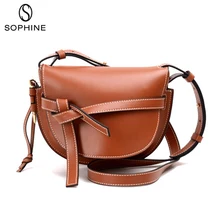 Модная женская сумка, винтажное седло, Натуральная Воловья кожа, пояс, Узелок, сумки-мессенджеры, спилок, дизайнерский стиль