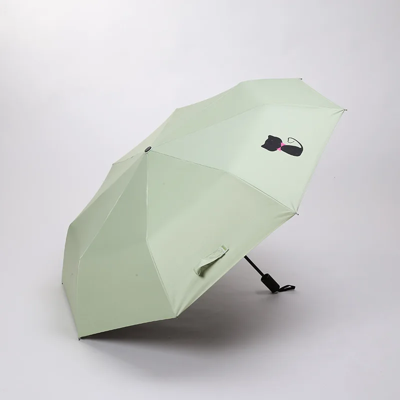 Солнцезащитные прозрачные зонты для кошек, женские зонты для дождя, дамский зонтик с УФ-защитой для детей, девочек, складной ветрозащитный зонтик Unbrella regenschirm parapluie