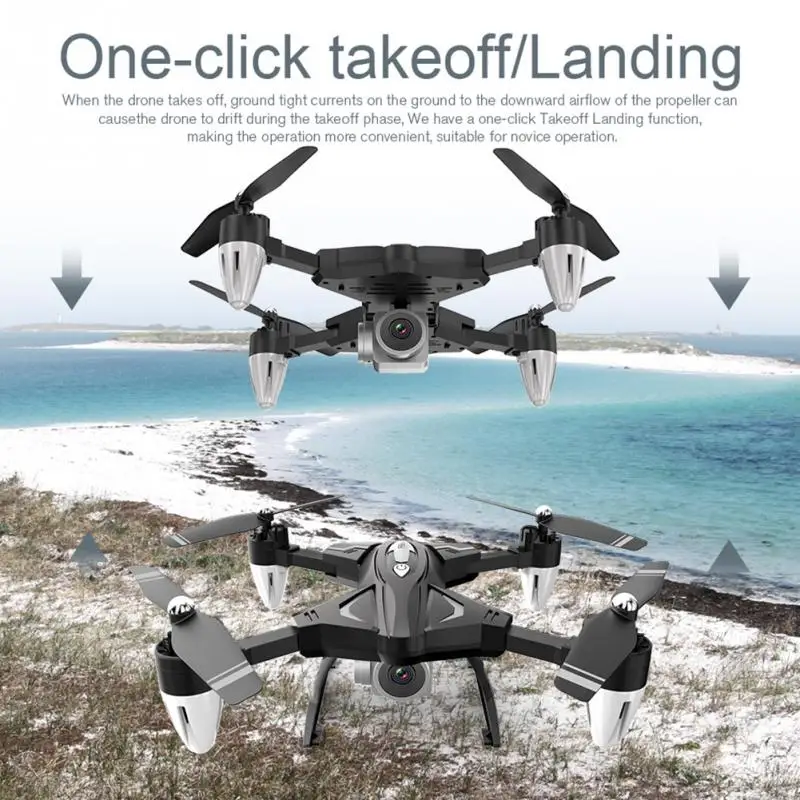 

Portable F69 Drone Aerial Vehicle Wide Angle HD 1080P Camera Camera 4 Axis Aircraft Remote Control WiFi Drone Flying Toy