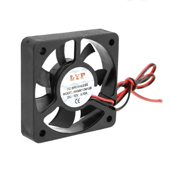 

DC 12V 0.12A 2-Pin 50x50x10mm PC Computer CPU System Brushless Cooling Fan 5010