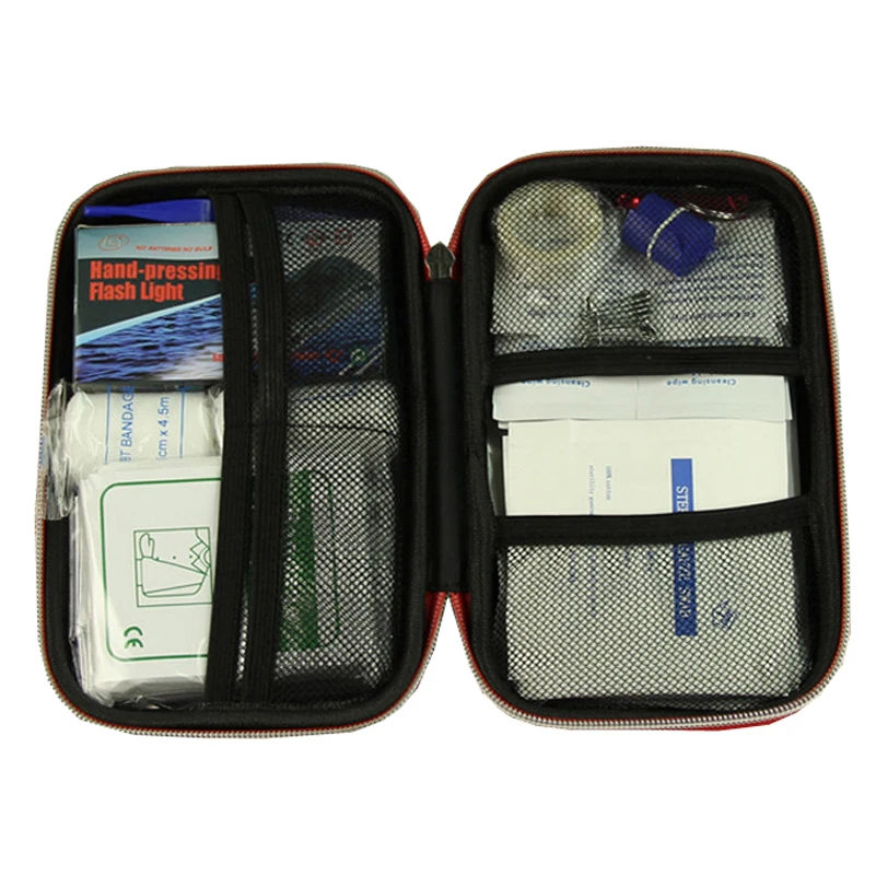 BalleenShiny Medicine Storage Bag Portable First Aid Emergency Medical Kit Survival Bag Travel Outdoor Camping Home Organizer