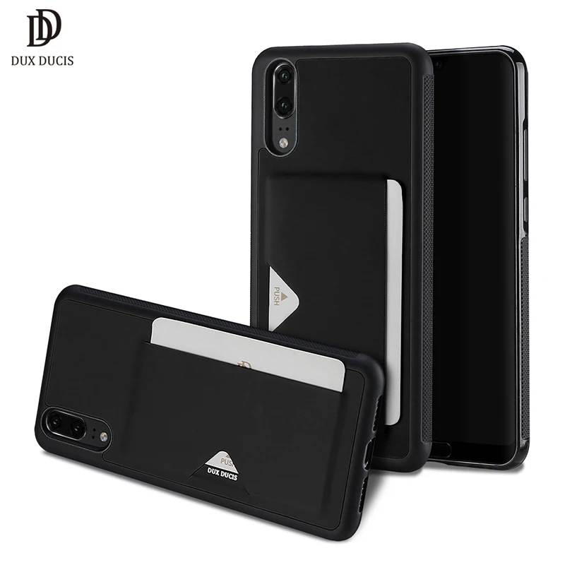 

DUX DUCIS Huawei P20 Pro 6.1" Luxury Leather Wallet Case Hawei P20 Credit Card Case Cover for Huawei P20 Pro P20pro Phone Funda