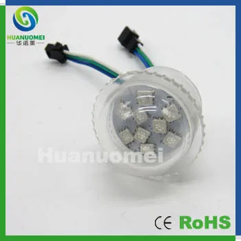 

DC24V shopping mall decorative led light rgb 5050 smd pixel led module 9pcs,ip67 led point light source