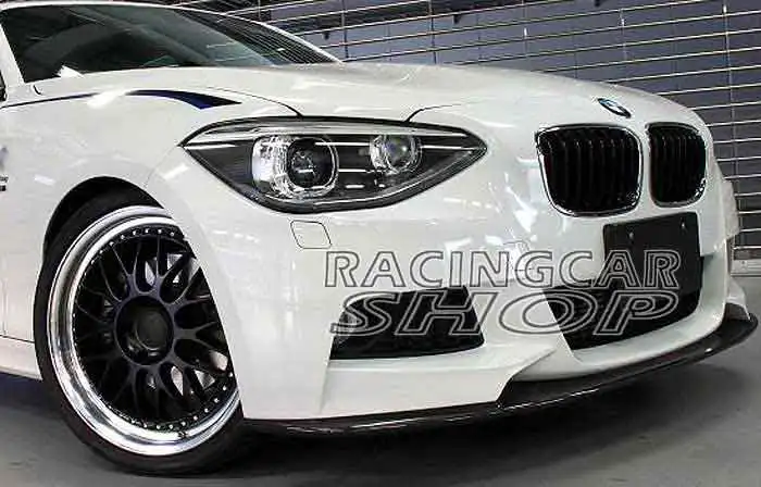3D style FRONT LIP SPOILER For BMW F20 1-SERIES M TECH M SPORT BUMPER 11-14