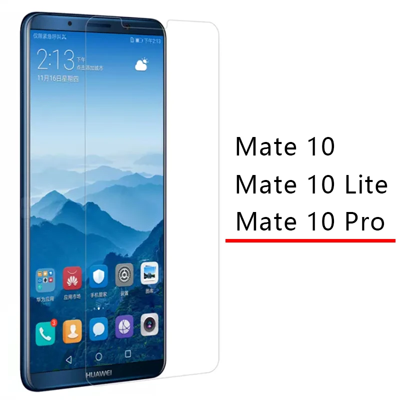 Для huawei mate 10 Lite защитное стекло матовое 10 Pro светильник Закаленное стекло Защитная пленка для экрана на mate 10 10lite