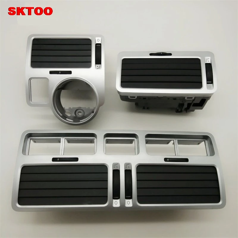 SKTOO Silver для VW bora golf 4 выход воздуха из прибора центральный кондиционер