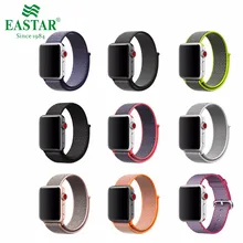 Eastar серии 3/2/1 Плетенный нейлоновый спортивный ремешок для наручных часов Apple Watch, 5, 42 мм, 38 мм, версия сменный браслет на запястье для наручных часов iwatch, ремешок