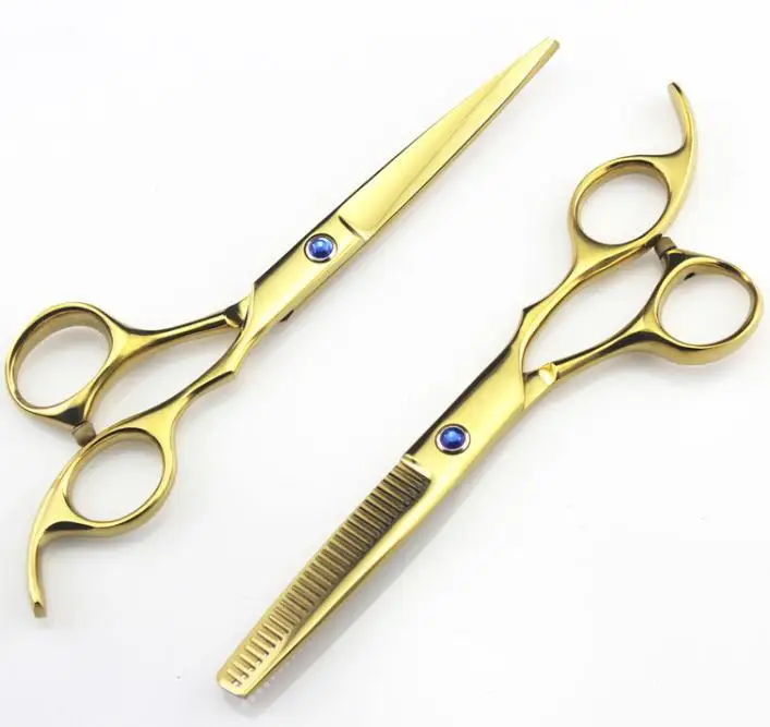 Professional 5 5 6 0 Titanium Hairdressing Scissors Shears Barber