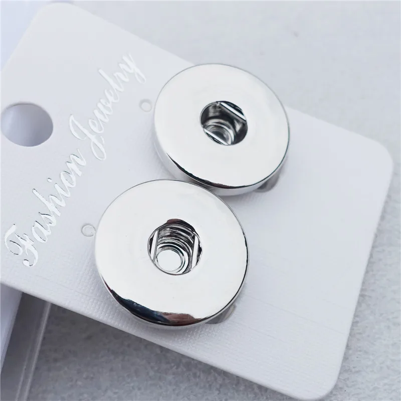 Металл Медь 18 мм кнопки Клипсы Серьги для женщин 6 пар/лот ювелирные изделия