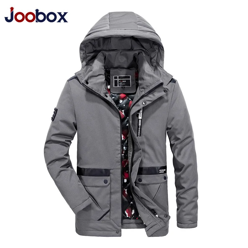 Бренд joobox 2017 наивысшего качества хлопок 100% зимняя куртка мужская модная